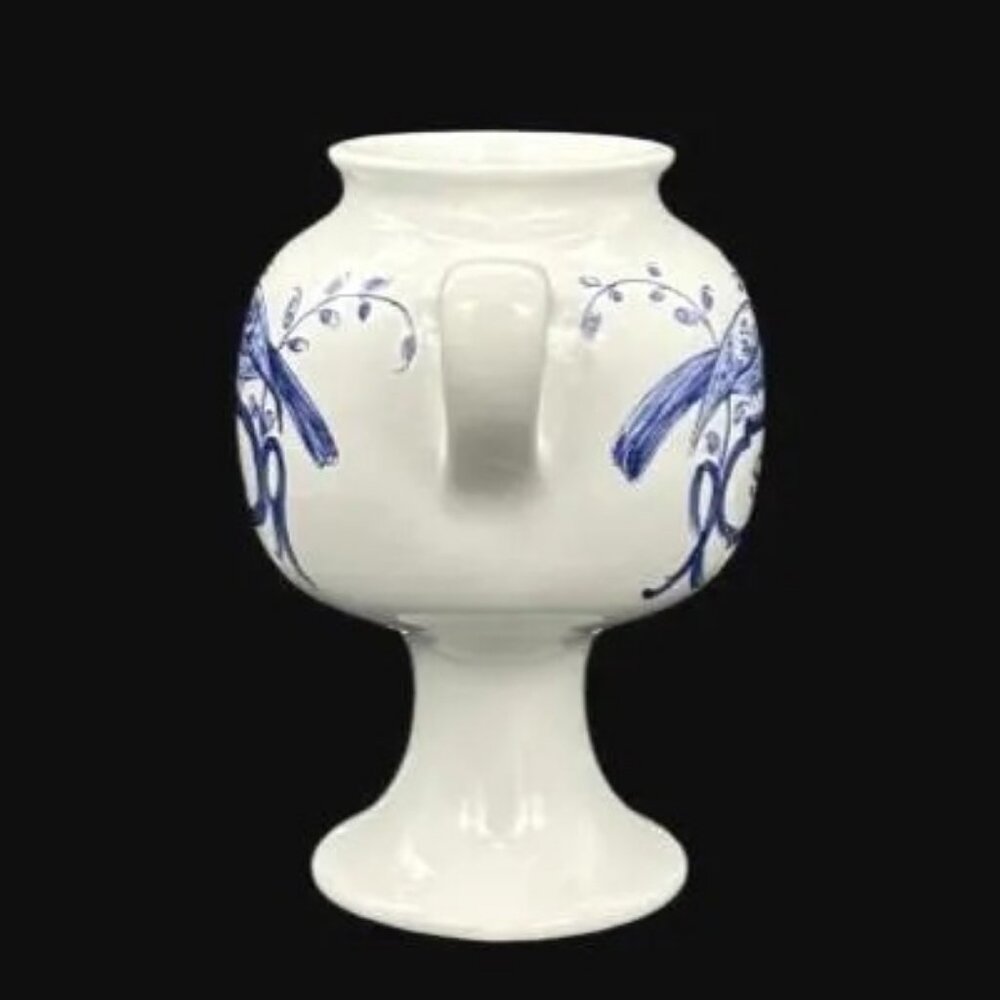 Vintage 1989 Lilly "Syr Rosar Sol" Apothecary Jar Pitcher Made in Portugal Ceram - Picture 5 of 8